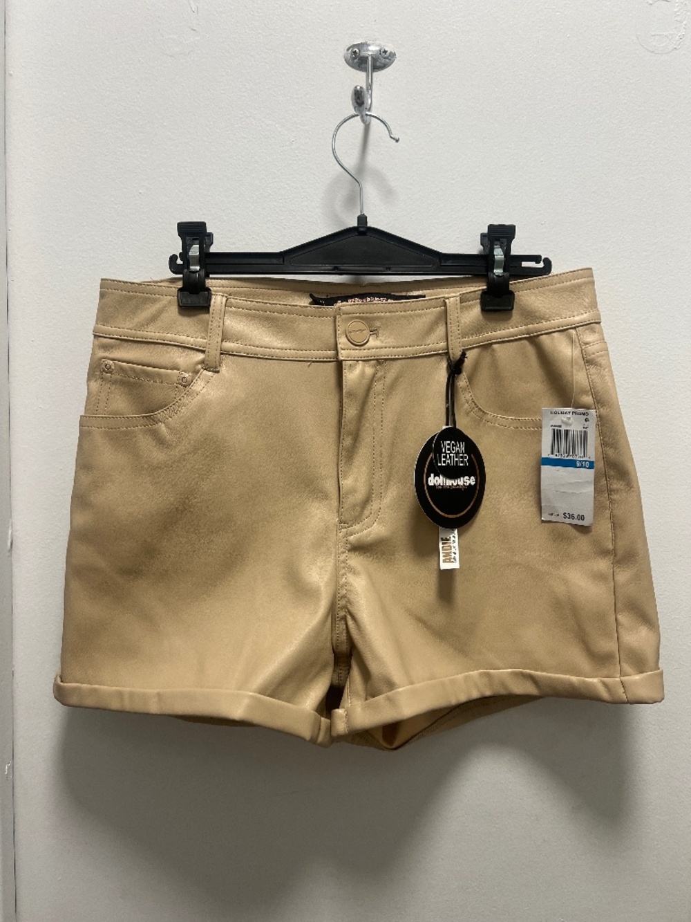 Dollhouse Vegan Leather Hot Shorts